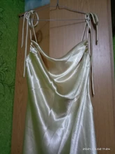 Asymmetrical Dress Satin-Straps Backless Julissa Mo Metallic Elegant Female Women Summer