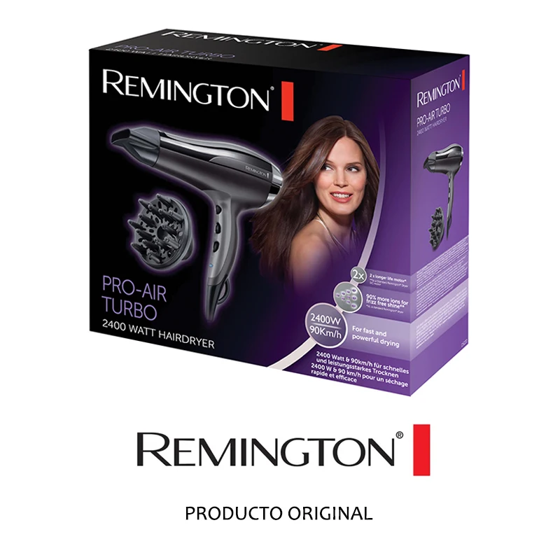 Remington Pro Air Turbo D5220 Secador de Pelo Generador iónico c| | -  AliExpress