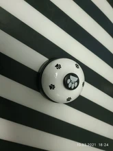 Juguete de entrenamiento para mascotas, llamada de cena, campana pequeña anillo con huellas, juguetes para perros para osito cachorro, llamada para mascotas