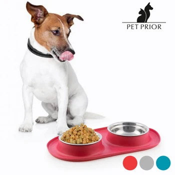 

Pet Prior Slip-Resistant Feeder-Waterer for Animals