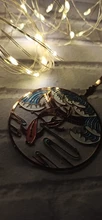 Grupo de marcapáginas pintado y caligrafía marca de Metal estilo chino