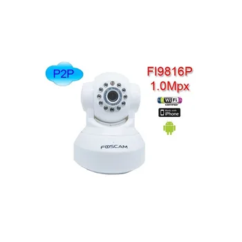 

Foscam FI9816P/W-IP Camera (1,0 Mpx, 720 p), Wifi, SD to Detection Mov. Vision noct., white color