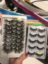 Makeup-Tools False-Eyelashes Eyes-Extension Mink Fluffy Natural Wispies Handmade 1-Box