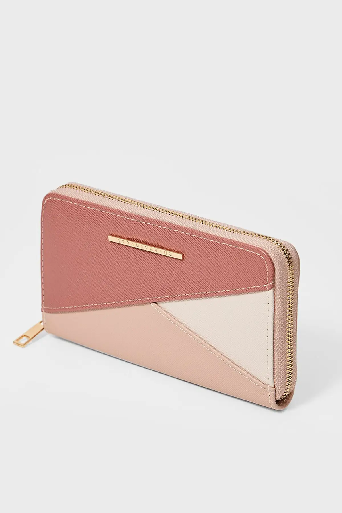 Cartera Stradivarius rosa de Color Yamalı en relieve cuero genuino| | -  AliExpress
