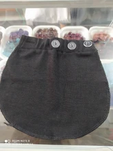 Cinturón de cintura del embarazo para maternidad, pantalones elásticos ajustables suaves, alargadores de cintura, botón, pantalones sueltos para madres, 1 ud.