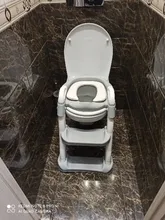 Asiento de inodoro orinal asiento de entrenamiento urinario para niños silla plegable taburete escalera para baño para bebé niño niña seguro orinal