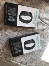 Reloj deportivo inteligente M4 para hombre y mujer, pulsera multifunción resistente al agua con control del ritmo cardíaco y de la presión sanguínea