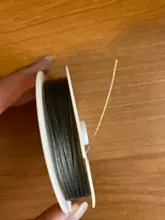 Alambre de acero inoxidable resistente, alambre para bisutería de cola de tigre para fabricación de joyas, 0,3/0,45/0,5/0,6mm, 1 rollo