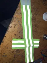 Bandas reflectantes elásticas para brazo, pierna y correas de tobillo, reflectantes de seguridad, cintas de correa para correr por la noche, caminar y ciclismo