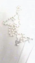 2020 nueva moda hecho a mano cuenta redonda de cristal Rosario Católico calidad de Cruz collar de perlas Cruz colgantes religiosos collar