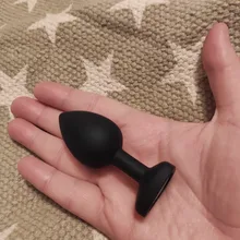 Juguetes sexuales de silicona con forma de corazón para hombres y mujeres, masajeador de próstata, tapón Anal, joya extraíble, decoración para pareja Gay