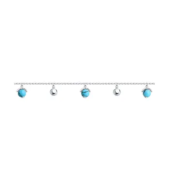 

Sokolov silver bracelet, fashion jewelry, 925, women's male