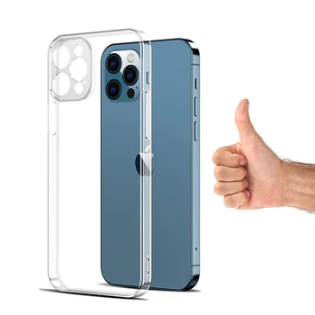Funda de teléfono de TPU suave para iPhone 11, 12 Pro Max, XS Max, XR, X, 12 mini, 6, 6s, 7, 8 plus, SE 2020, cubierta trasera transparente 13