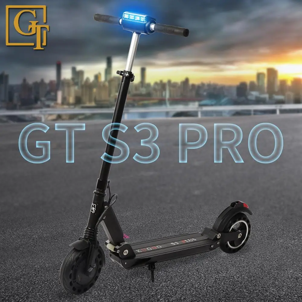  Электрический скутер s3 pro kugoo GT 500 W максимальная мощность для взрослых и детей. Батарея элек