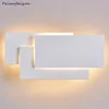 2022 decoracion hogar modern wall sconce lamp vanity bedroom light fixtures living room decoration 2 styles square around ► Photo 2/6