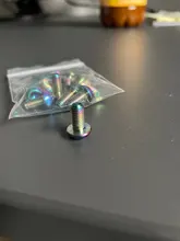 Tornillos de titanio M5x10 de 12mm para Rotores de freno de disco, para bicicleta de montaña y de carretera, cabezal T25 Torx, 12 Uds.