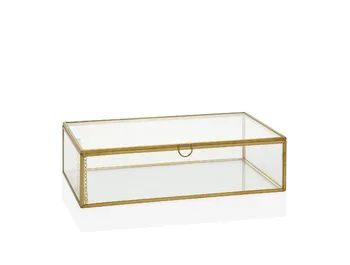 

Gold METAL crystal case 26X16