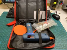 Pistola de pegamento de fusión en caliente de 150W, con Control de temperatura para el hogar, manualidades, fabricación Industrial, uso de barras de pegamento de 11mm, boquilla de cobre puro