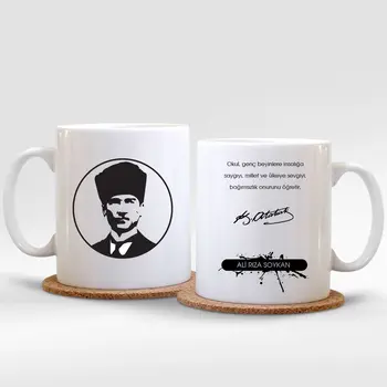 

Personalized Ataturk White Mug Cup-003