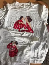 Familia ropa de madre e hija Super mamá con guirnalda de verano niñas bebé camiseta de moda muy Streetwear camiseta