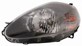 

HEADLIGHT FIAT BIG POINT PARAB. BLACK C/Right ENGINE Compatible