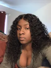 Peluca Frontal de onda profunda, pelucas de cabello humano con encaje Frontal, mojado y ondulado, transparente, rizado, brasileño