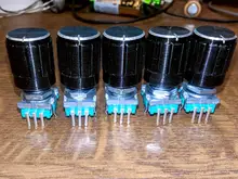 Codificador rotativo EC11 de 20 posiciones y 360 grados, botón pulsador de 5 pines, mango largo de 15/20MM con interruptor de botón incorporado, 5 unids/lote