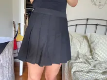 Falda plisada de cintura alta para mujer, faldas a cuadros, estilo Preppy, para baile