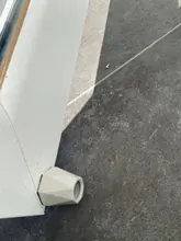 Tope de puerta de silicona silenciosa sin perforación, tapón de absorción de pared para inodoro, soporte de puerta antigolpes, tope de puerta de engranaje de resistencia