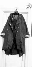Coat Hoodie Streetwear Black Trench Female Long-Print XITAO Plus-Size Women Spliced Casual
