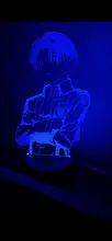 Table-Lamp Light Cool Ackerman-Figure Night-Light Titan Attack Acrylic Home-Room-Decor