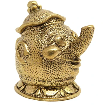 

Bell teapot joyful "figurine bronze brass bell вызывной 2384
