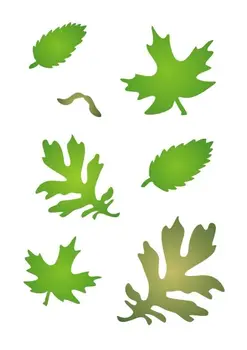 

Stencil on adhesive basis, art. OTR (15 autumn leaf fall)