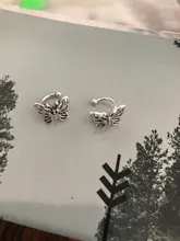 MENGJIQIAO-Clips de Metal con forma de mariposa para mujeres y niñas, joyería de oreja de cartílago falsa, sin Piercing
