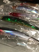 Big Crankbait Lures Wobbler Minnow Fishing-Tackle Artificial-Bait Bass-Trolling Peche