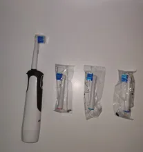 Azdent-batería tipo 2AA no incluida, cepillo de dientes eléctrico giratorio, para blanqueamiento de dientes, para adultos, AZ-2