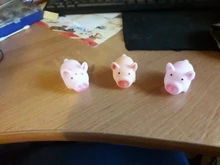 Rubber Pig Pet-Toys Squeak Chew Home-Decorations New Pink 3pcs/Lot Gift Screaming Cute