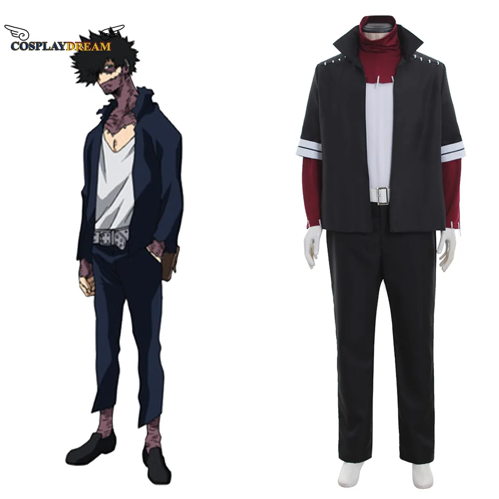 

My Hero Academia Todoroki Touya Dabi Cosplay Costume Boku No Hero Akademia Dabi Short Coat Halloween Outfits