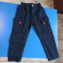 Mudkingdom Boys Cargo Pants Chino Solid Causal Cotton Trousers for Kids