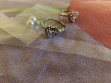 Anillos de boda con forma de corazón y cristal para mujer, sortijas de compromiso de oro rosa para mujer, joyería, accesorios para regalos de fiesta