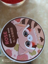 Mascarilla de Ojos de rosa que elimina las líneas finas, parches de hinchazón, mascarilla hidratante de ojos, máscara de Gel de colágeno de cristal