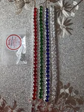 Pulseras de plata de ley 925 con zirconia cúbica, brazaletes de 14 colores con cadena de eslabones de cristal austriaco