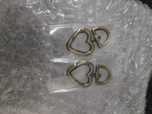 Ganchos de resorte giratorios en forma de corazón para bolso, 1 Uds., gancho de resorte de disparador, adornos, cierres, Clips de puerta, correa de cuero para bolso artesanal