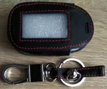 Nueva funda B92 de cuero genuino para Starline B92 B62 B64 B95, control remoto de alarma de coche, llavero LCD, cubierta de llave, envío gratis