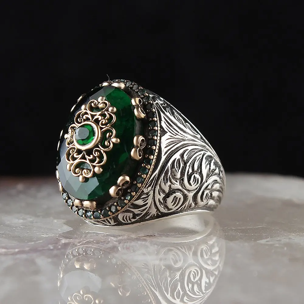 925 sterling silver turkish men ring| Alibaba.com