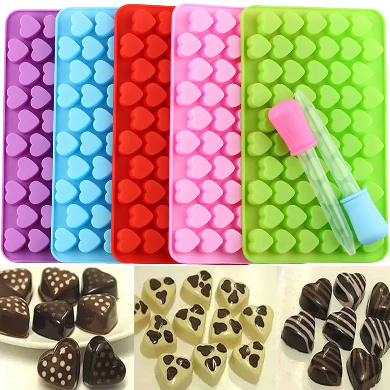 Silicone Mold Gummy Tray Candy  Silicon Mold Jelly Fruits - 66 Silicone  Molds Candy - Aliexpress