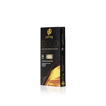 

Strips for depilation of bikini area La fray with gold particles and argan oil + 4 wet wipes 16 PCs