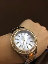 2021 relojes de pulsera vestido reloj de oro de cristal de mujeres relojes de diamante de acero inoxidable de plata reloj mujeres Montre Femme 2020