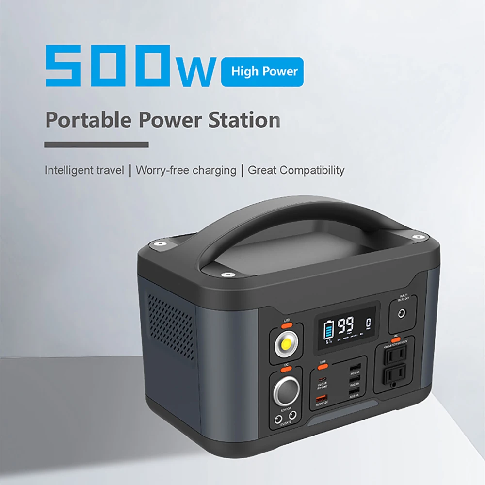 US $535.00 139200mAh Portable Power Station 540Wh Convertible Solar Generator Disaster Emergency Outdoor 45KG