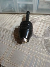 1pc 6.35mm Quick Change Keyless Drill Bit Chuck Hex Shank Adapter Converter Tool